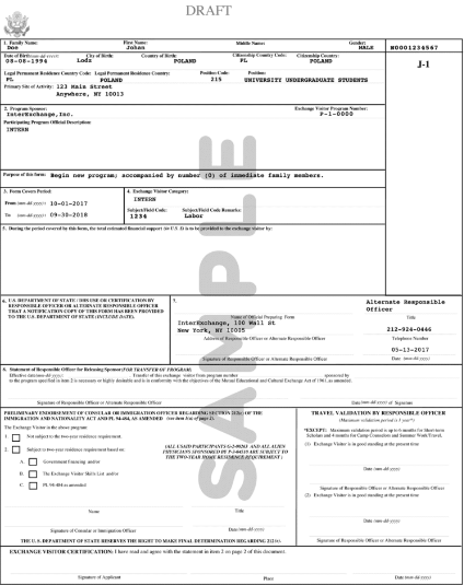 How to Request a DS-2019 Form For J-1 Visa How to Request a DS-2019 Form For J-1 Visa