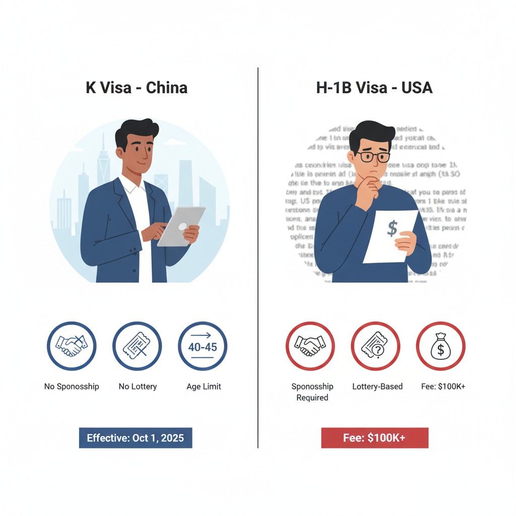 How Does the K Visa Compare To The H-1B Amid Recent Changes